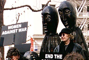 anti-war puppets